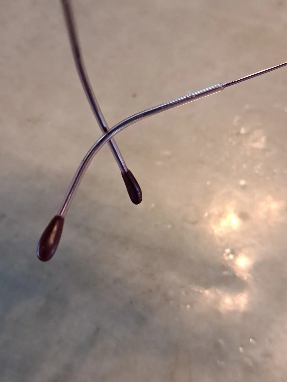 Silhouette 7395 17-49 Titanium rimless eyeglasses. Rose/gold. New Condition. - Picture 9 of 9